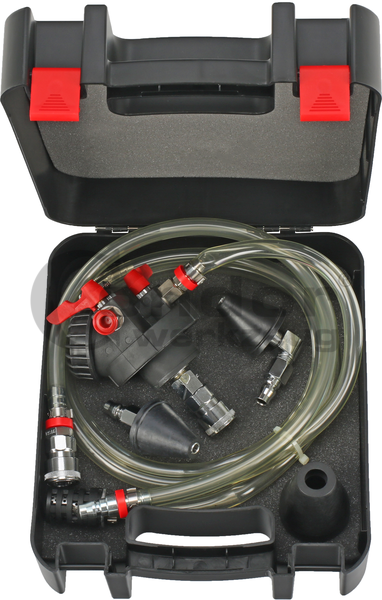 Acheter Kit universel de testeur de pression de radiateur de 34 pièces, Kit  de recharge de système de refroidissement sous vide automobile, fuite
