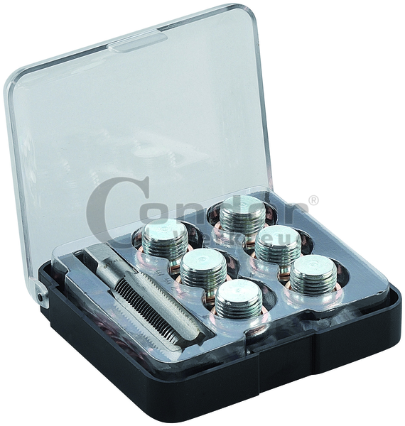 CCLIFE 6pcs kit de réparation du Filetage du Carter d'huile M20 x 1,5 mm  Outil de Bouchon de vidange