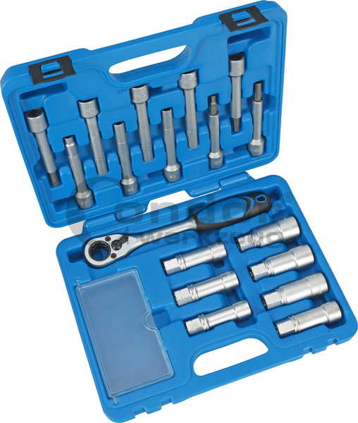  47 pièces Kit d'outils de démontage d'amortisseur Jeu complet d' outils pour le démontage et le remplacement des amortisseurs de voiture