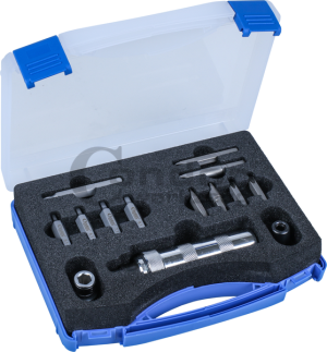 Coffret De Tournevis à Frapper Force 17 Pièces – Torx, 6 Pans, Cruciforme – Pour Vis Bloquées